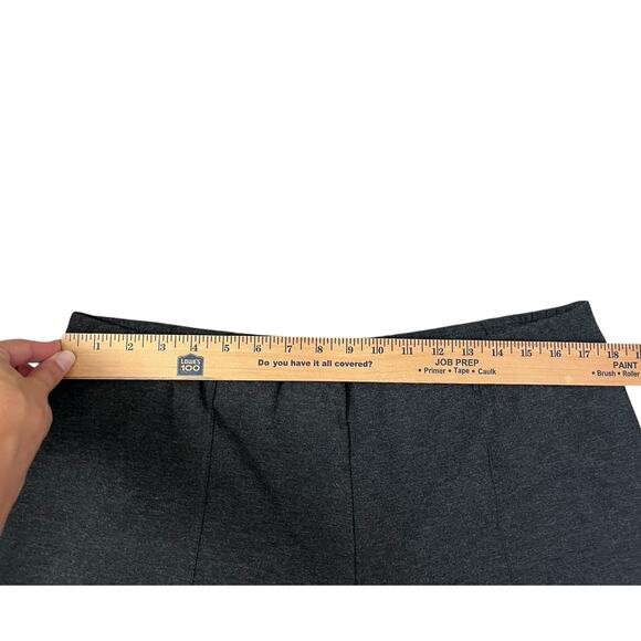 J. Jill Ponte Slim Leg Pull On Pants Gray Stretch Elastic Womens Size XL Petite - Picture 7 of 11